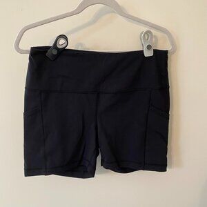Yogalicious Lux XL Yoga Shorts Black